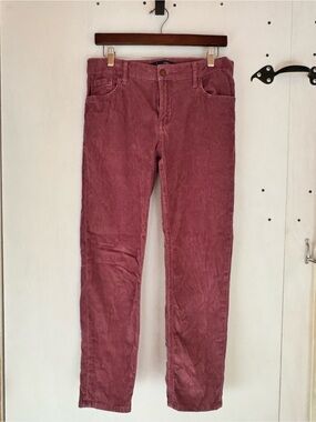 Boden Straight-Leg Corduroy Pants in Dusty Rose